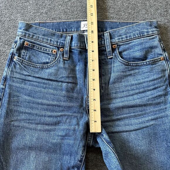 J. Crew Blue Denim Slim Boyfriend Fit Jeans Womens Mid-Rise Casual Size 27 - Picture 8 of 9